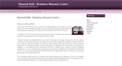 Desktop Screenshot of braintreemasoniccentre.org.uk
